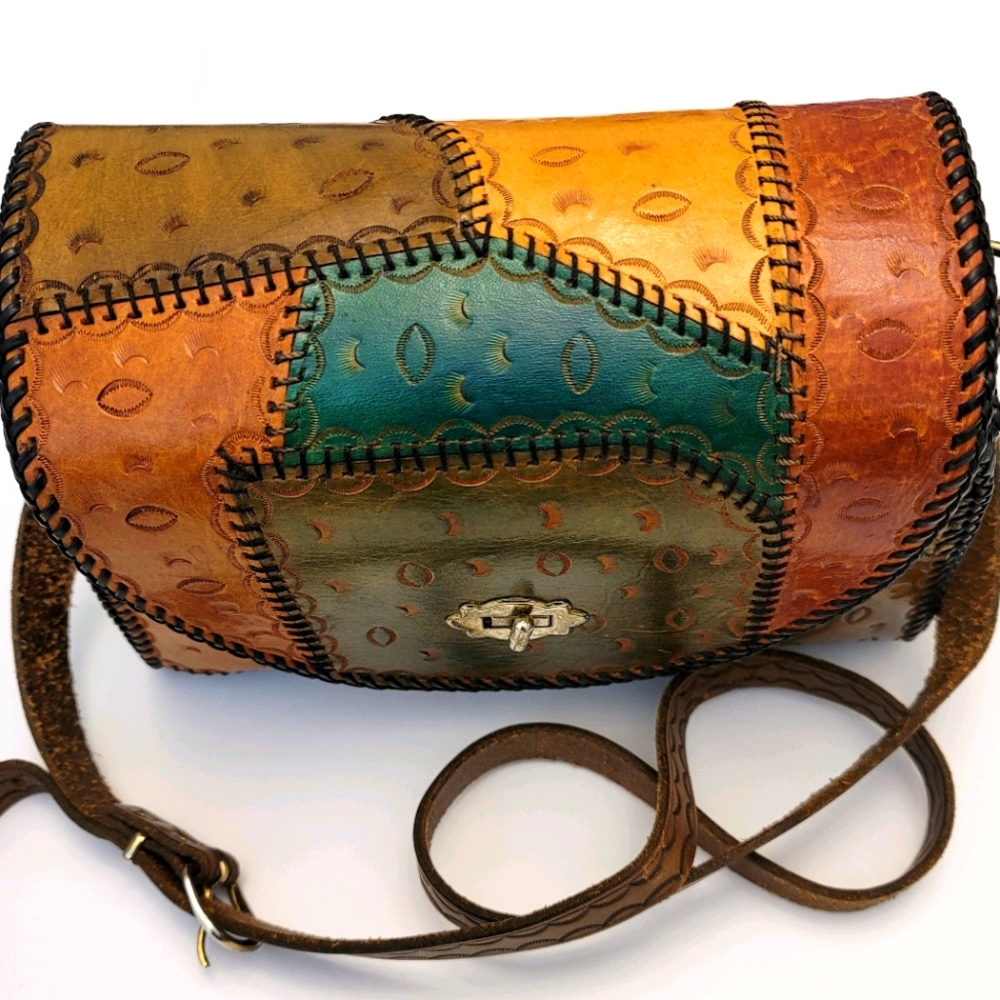 Hand Tooled | Leather Handbag~Shoulder Strap - Picture 3 of 10